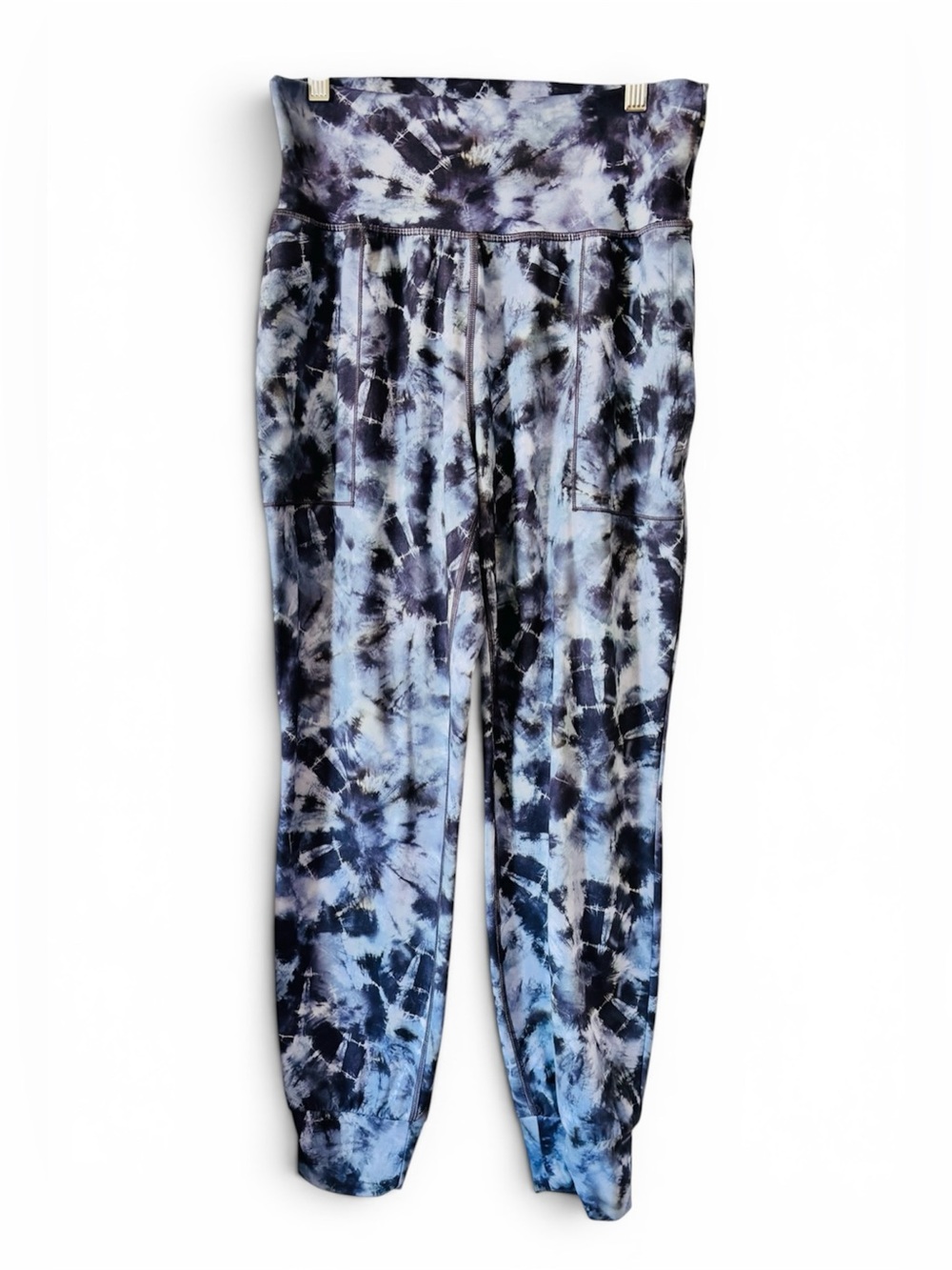 Athleta tie-Dye Jogger Pants - Blue/Black